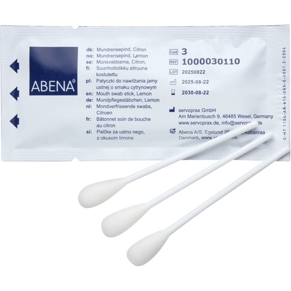 ABENA suunhoitotikku sitruuna kostutettu 75kpl (25 x 3/pss)