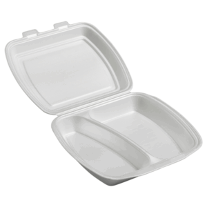GASTRO take away rasia 24×20,5x7cm 2-os. XPS valk. 125kpl