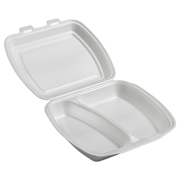GASTRO take away rasia 24×20,5x7cm 2-os. XPS valk. 125kpl