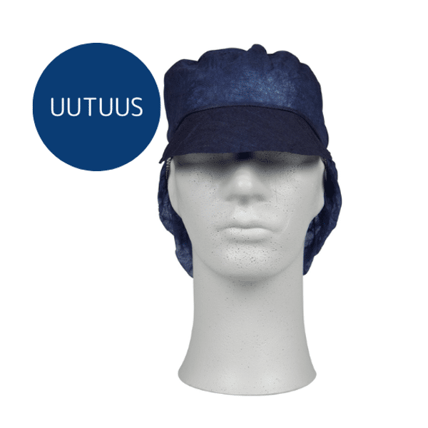 UUTUUS ABENA kuitukangasmyssy lipalla M sininen 100kpl