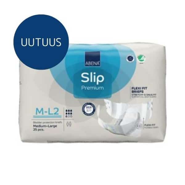 UUTUUS ABENA Slip Flexi Fit M-L2 Premium teippivaippa 25kpl