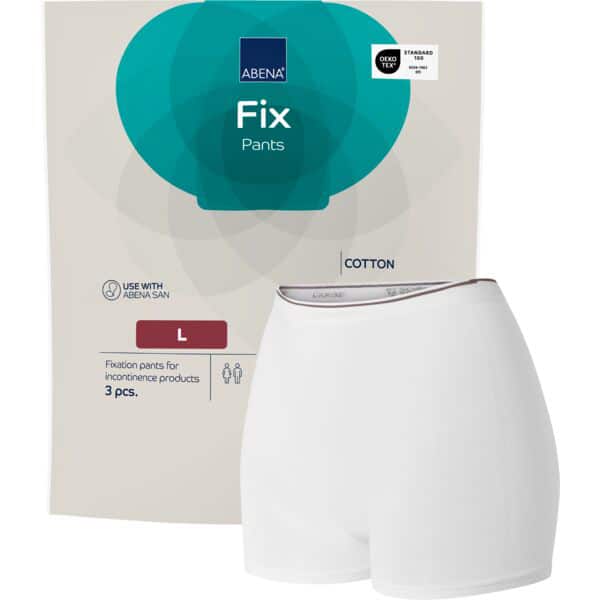 ABENA Fix Pants Cotton hygieniahousut lahkeilla L 3kpl
